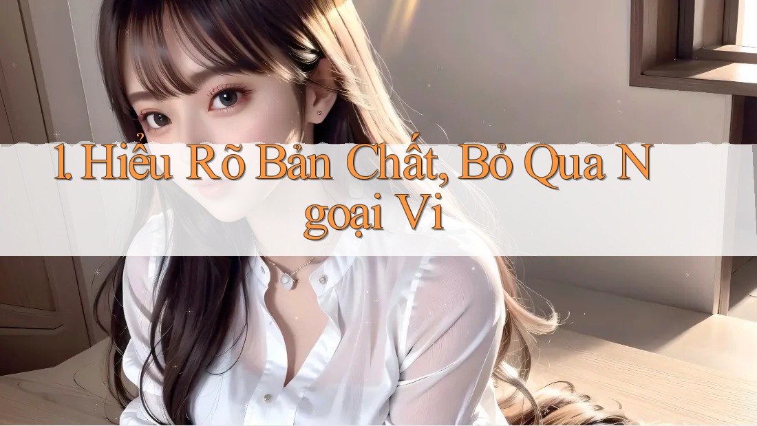 1. Hiểu Rõ Bản Chất, Bỏ Qua Ngoại Vi