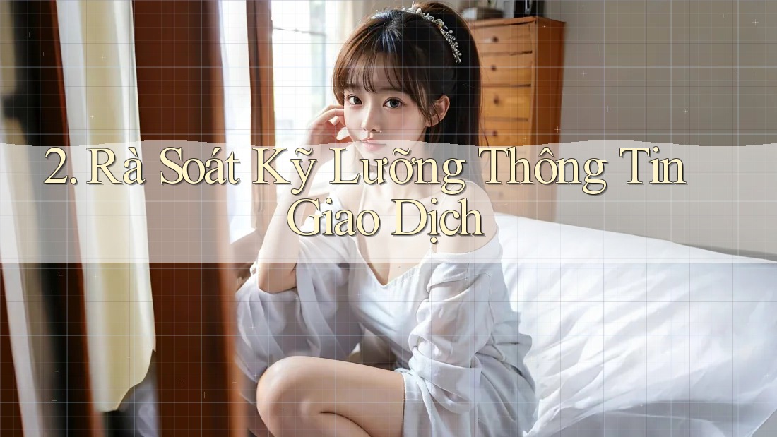2. Rà Soát Kỹ Lưỡng Thông Tin Giao Dịch