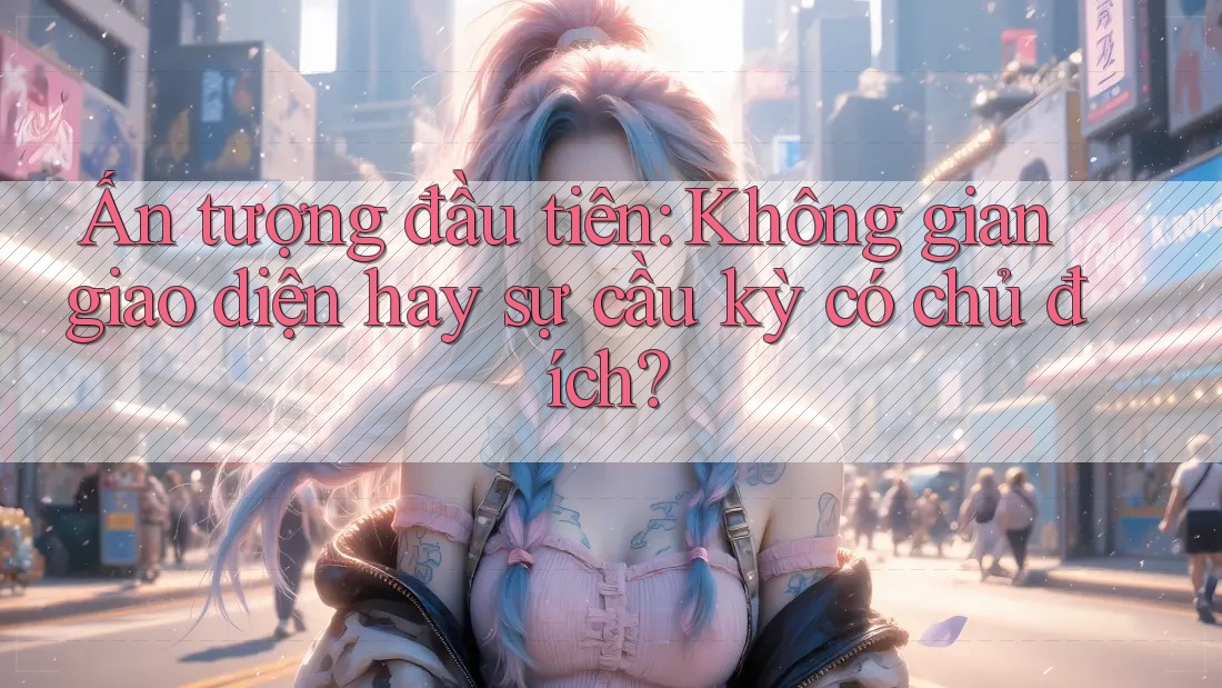 Ấn tượng đầu tiên: Không gian giao diện hay sự cầu kỳ có chủ đích? Ấn tượng đầu tiên: Không gian giao diện hay sự cầu kỳ có chủ đích?