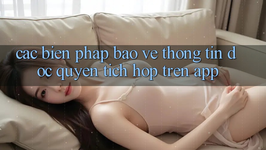 Các Biện Pháp Bảo vệ thông tin Độc Quyền Tích Hợp Trên App Các Biện Pháp Bảo vệ thông tin Độc Quyền Tích Hợp Trên App