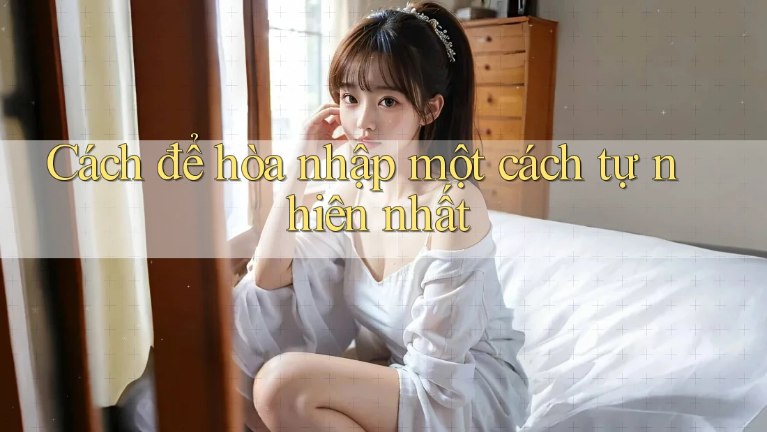 Cách để hòa nhập một cách tự nhiên nhất Cách để hòa nhập một cách tự nhiên nhất
