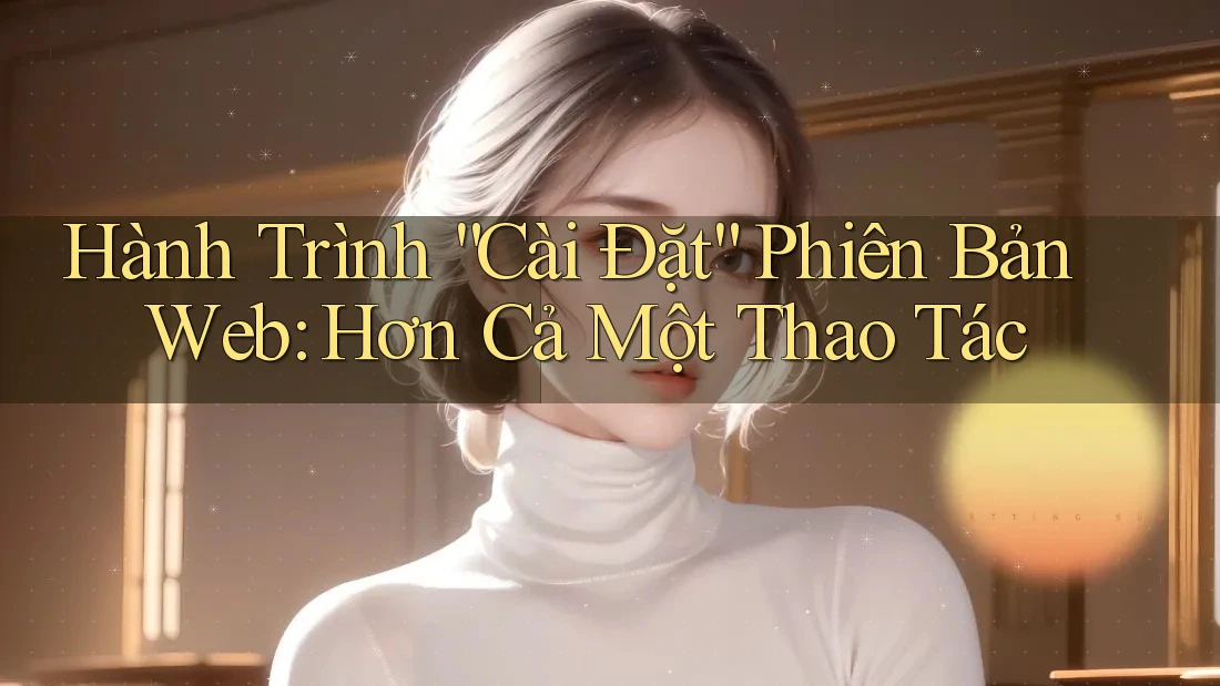 Hành Trình “Cài Đặt” Phiên Bản Web: Hơn Cả Một Thao Tác