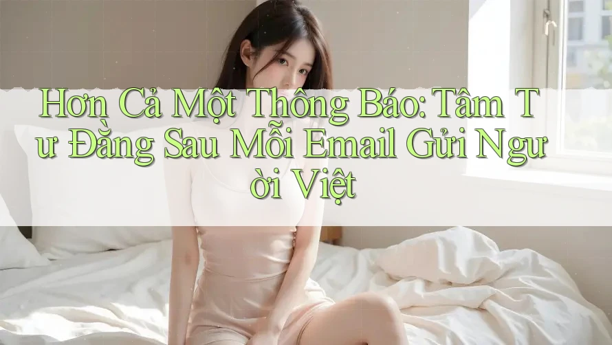 Hơn Cả Một Thông Báo: Tâm Tư Đằng Sau Mỗi Email Gửi Người Việt