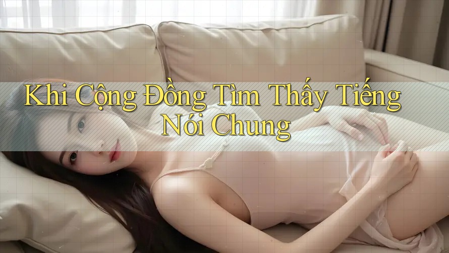 Khi Cộng Đồng Tìm Thấy Tiếng Nói Chung Khi Cộng Đồng Tìm Thấy Tiếng Nói Chung