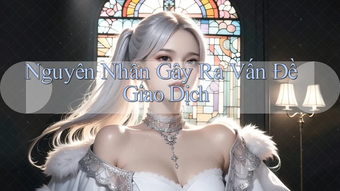Nguyên nhân gây ra vấn đề giao dịch Nguyên nhân gây ra vấn đề giao dịch