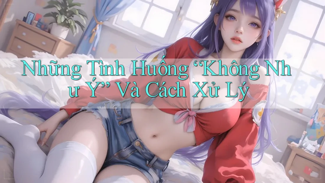 Những Tình Huống “Không Như Ý” Và Cách Xử Lý Những Tình Huống “Không Như Ý” Và Cách Xử Lý