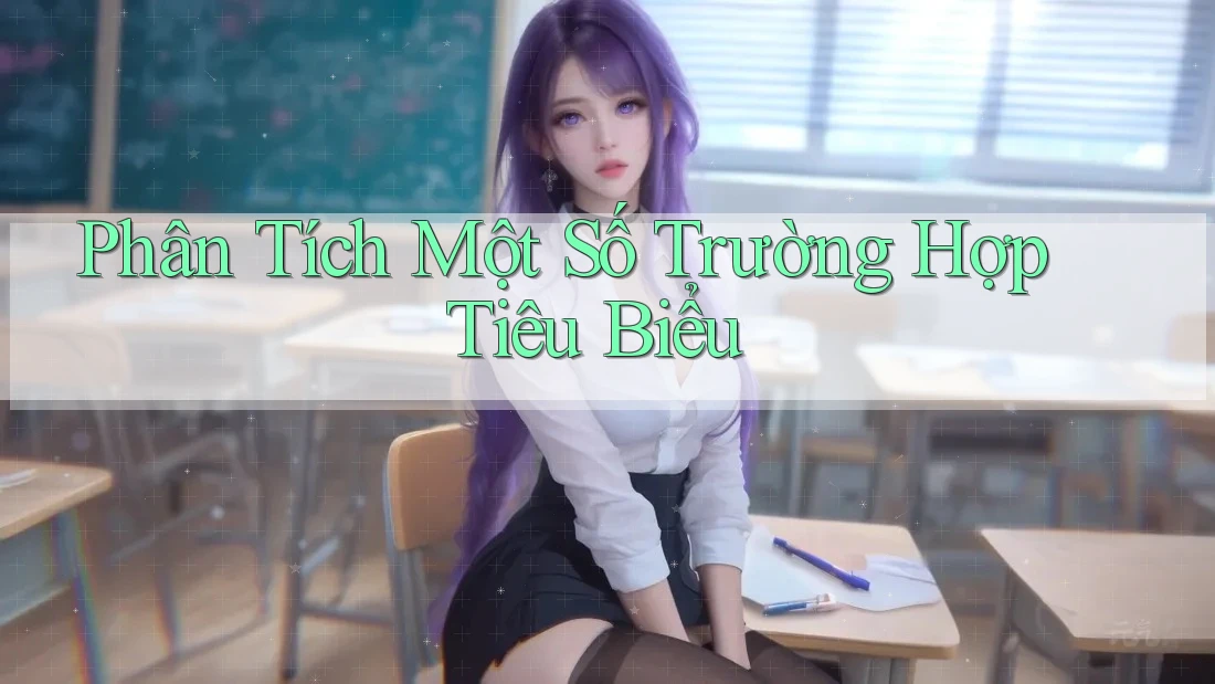 Phân Tích Một Số Trường Hợp Tiêu Biểu Phân Tích Một Số Trường Hợp Tiêu Biểu