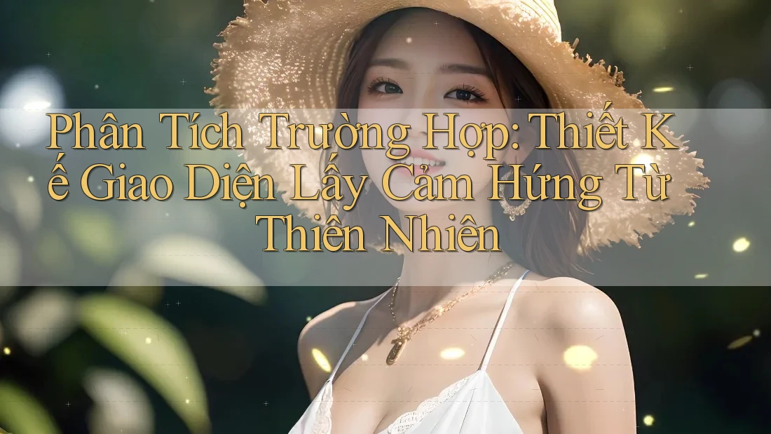 Phân Tích Trường Hợp: Thiết Kế Giao Diện Lấy Cảm Hứng Từ Thiên Nhiên