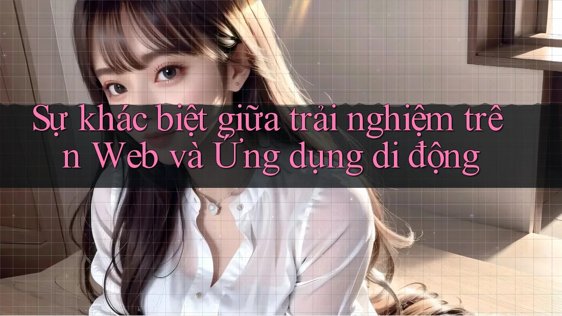 Sự khác biệt giữa trải nghiệm trên web và ứng dụng di động