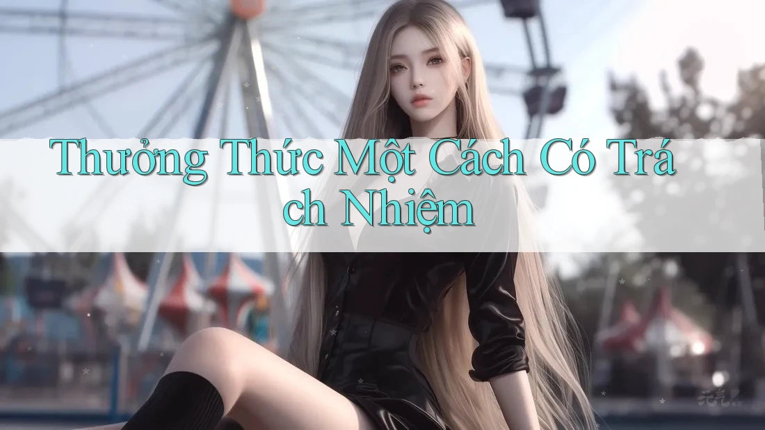 Thưởng Thức Một Cách Có Trách Nhiệm